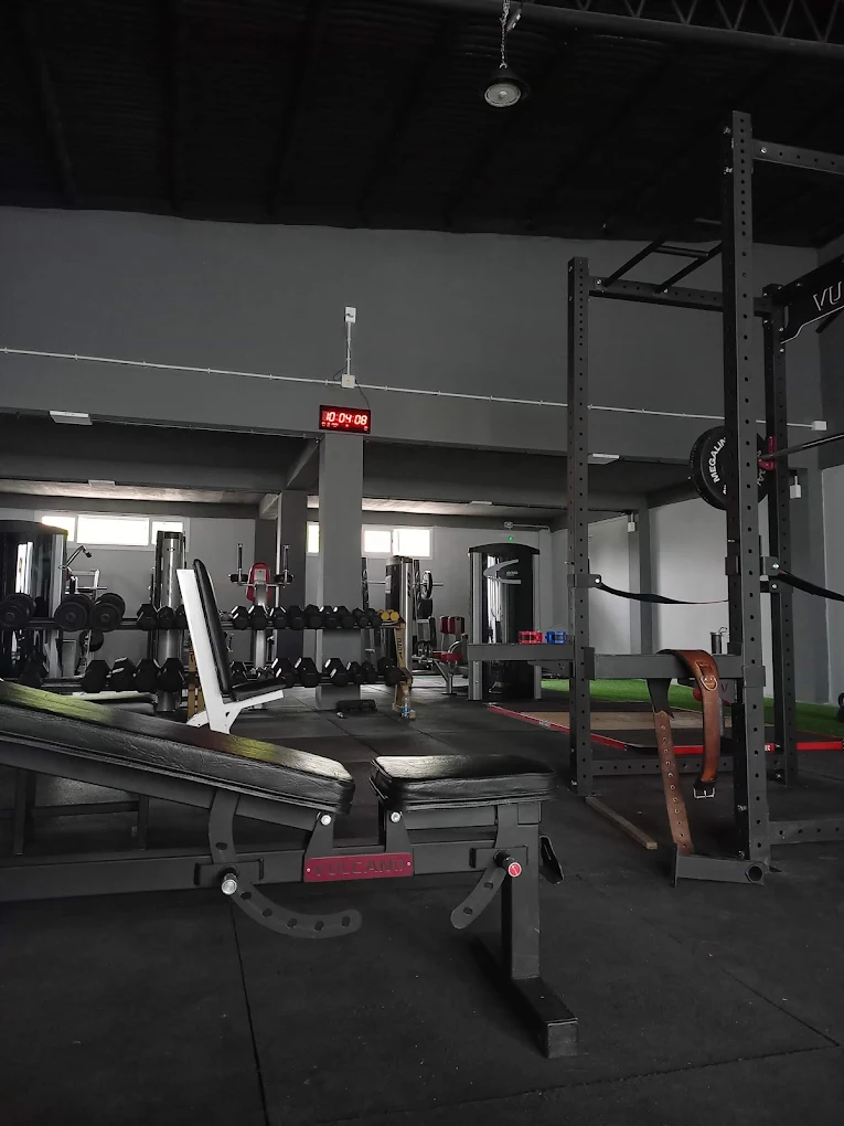 Detalle de equipamiento y máquinas del gimnasio Vital